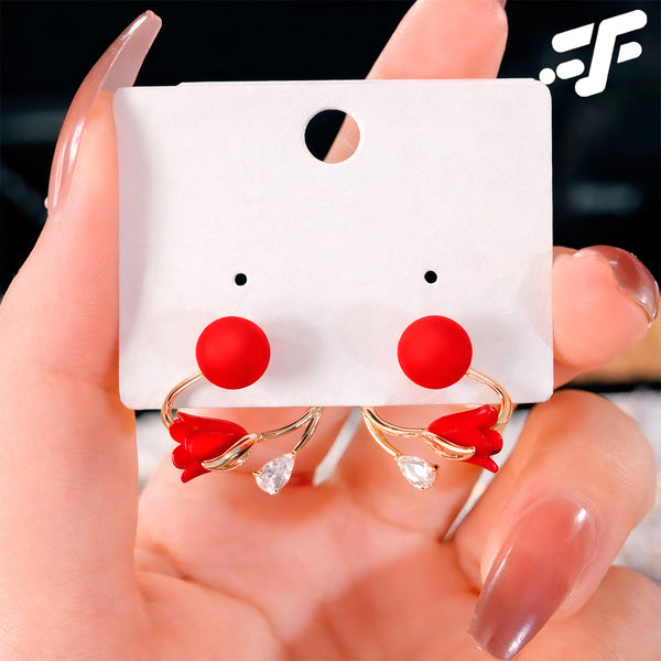 Pendientes Elegantes: ✨ Perla deTulipán 🌹
